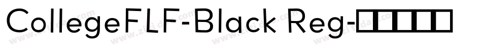CollegeFLF-Black Reg字体转换